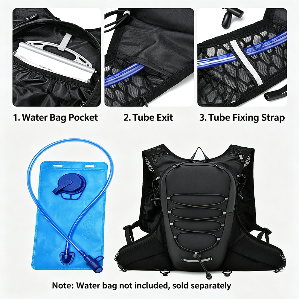 Hydration Running Backpack Lig - Reflective Vest Cycling 评论和价格