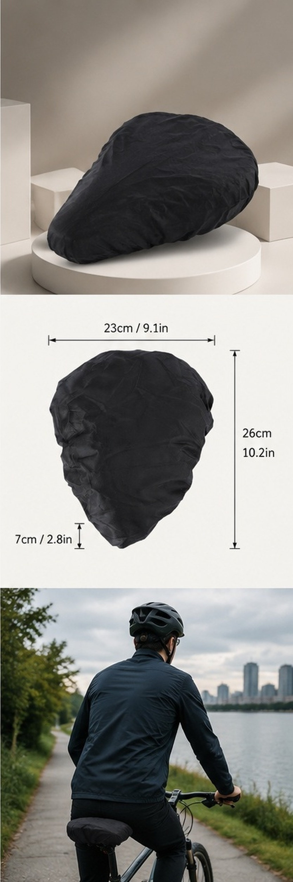 4Pcs Waterproof Bike Seat Cove - Cycling Commute Rain 评论和价格