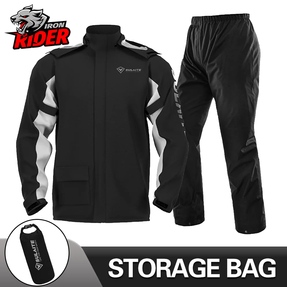 Motorcycle Raincoat Reflective - Cycling Rain Jacket Commute 评论和价格