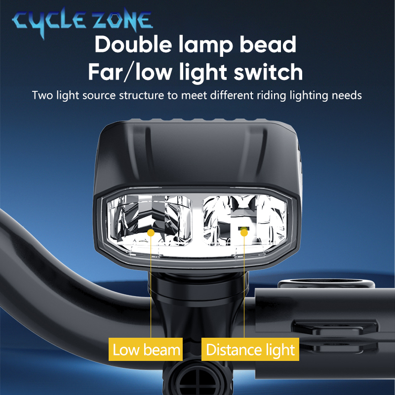 Bike Front Light Aluminum Allo - Cycling Zones 评论和价格
