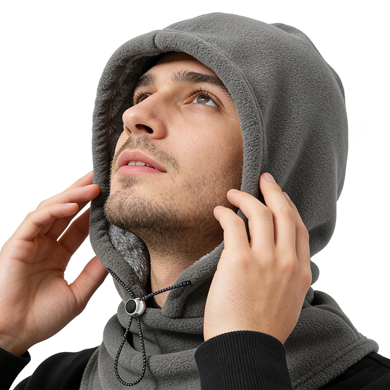Fleece Hood Windproof Warm Adj - Cycling To Work 评论和价格