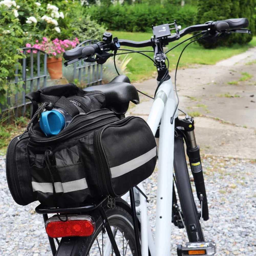 Bicycle Trunk Bag 27L Bicycle  - Cycling Commute Rain 评论和价格