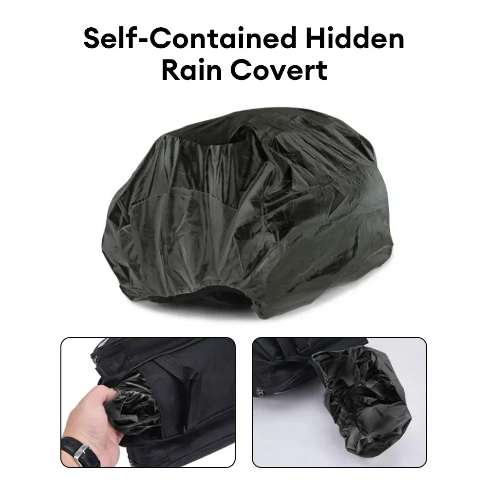 Bicycle Trunk Bag 27L Bicycle  - Cycling Commute Rain 评论和价格