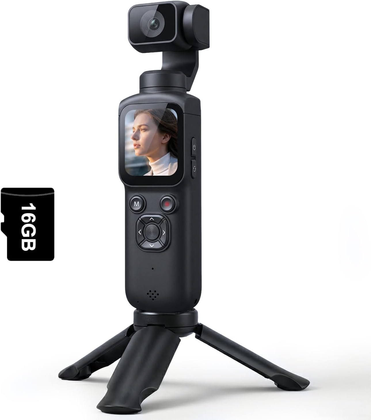 Pocket 3‑Axis Gimbal Vlog Came - Commuting By Bike 评论和价格
