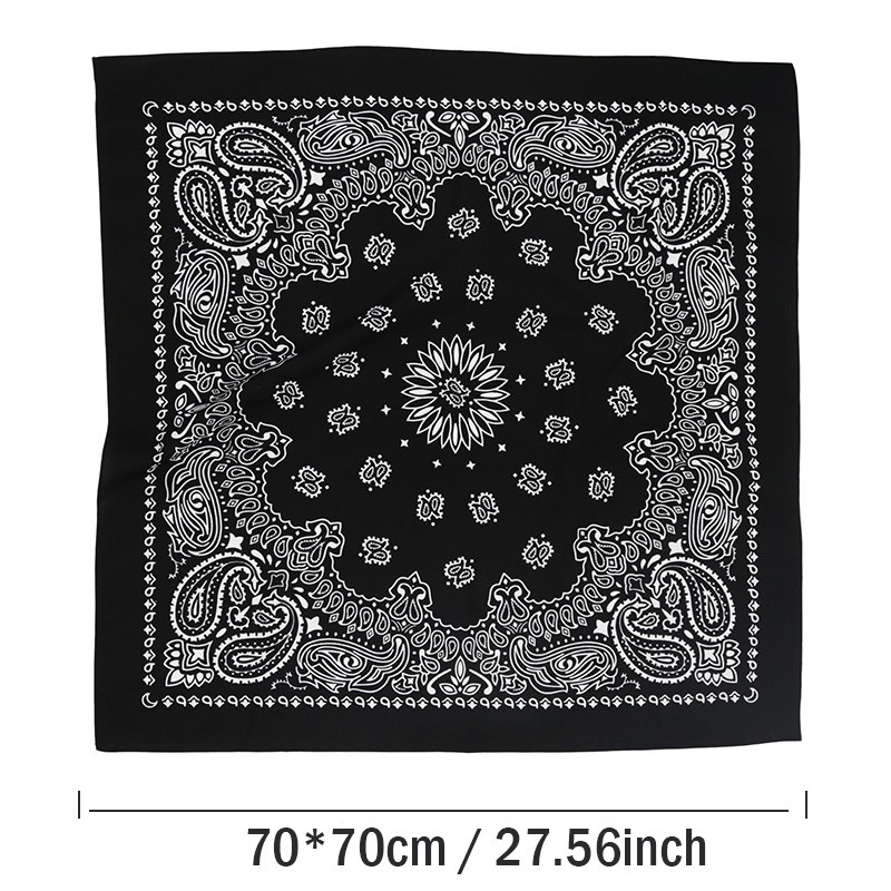 Cotton Black Big Size 70*70cm  - Cycling Zones 评论和价格
